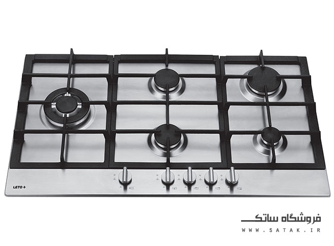 گاز 5 شعله استیل لتو مدل ps 11