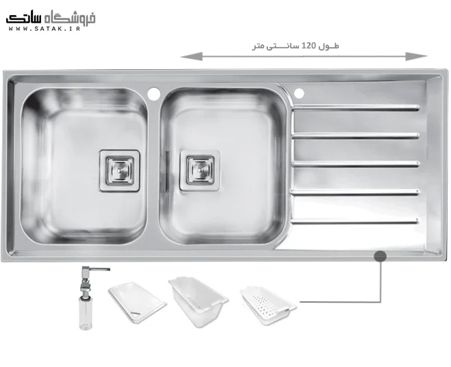 سینک استیل 506 اخوان
