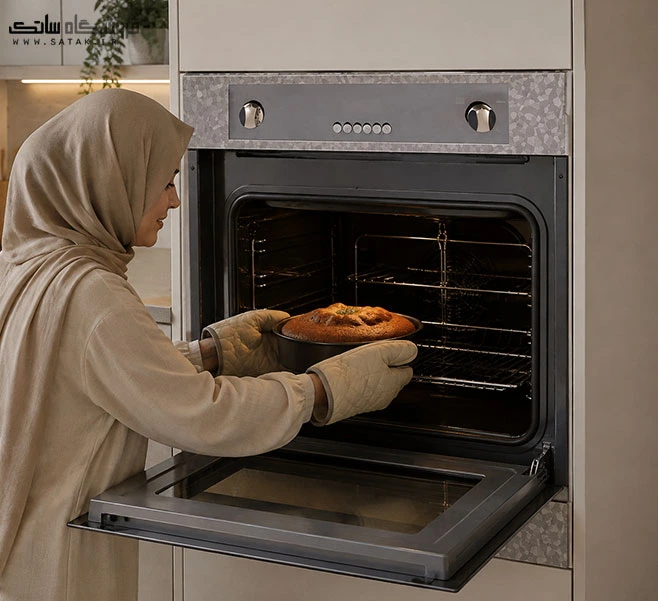 فر توکار اخوان F10 آشپزخانه