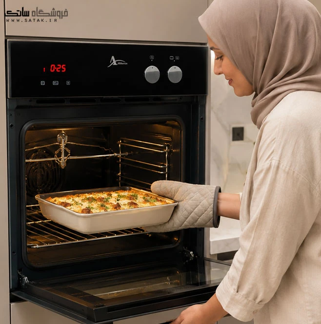فر آشپزخانه اخوان F5 توکار
