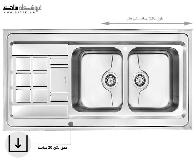 سینک 9022 میکس پلاس