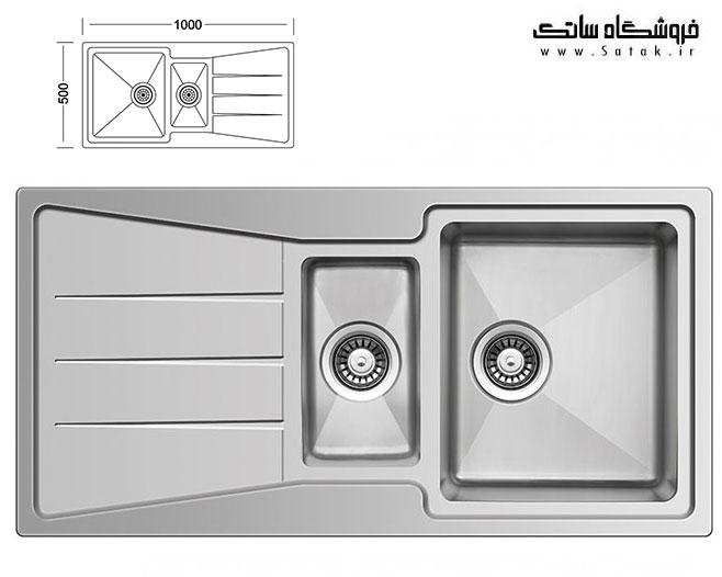 سینک ظرفشویی لتو TX67
