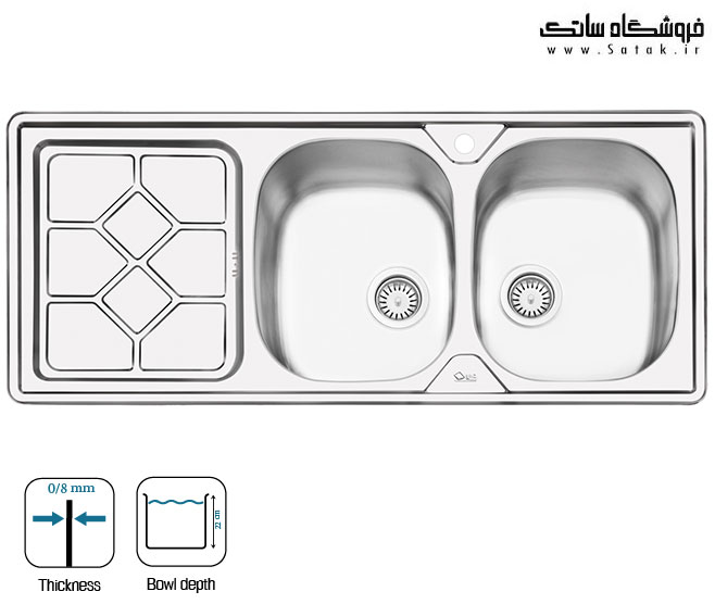 سینک ایلیا استیل 2031