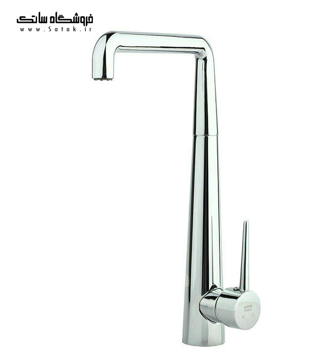 شیر ظرفشویی شرلین کروم راسان