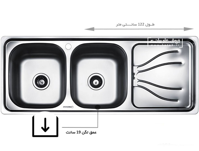 سینک درخشان 705