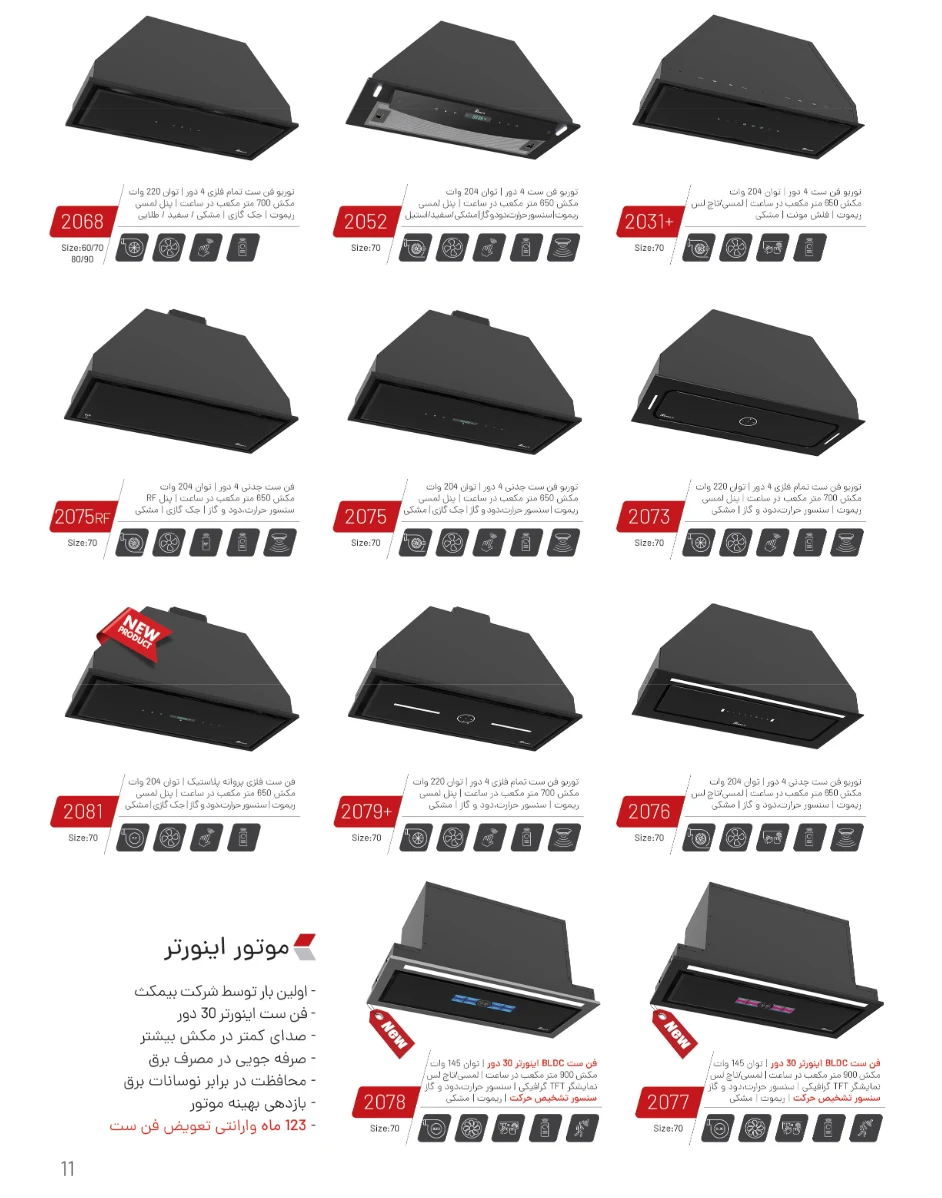 کاتالوگ هود بیمکث