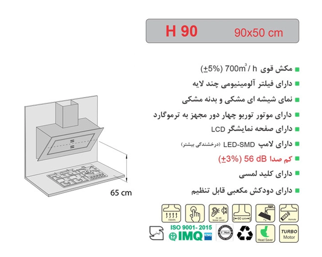 هود اخوان مدل H90 محدب