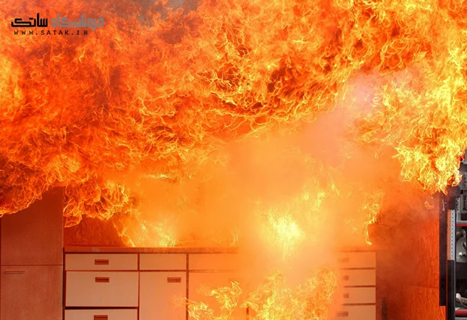 آتش سوزی هود آشپزخانه