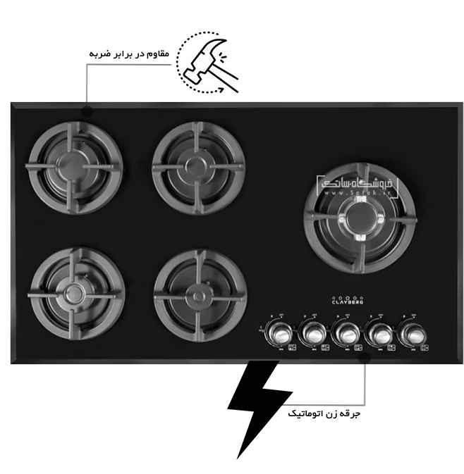 گاز آشپزخانه 321 کلایبرگ